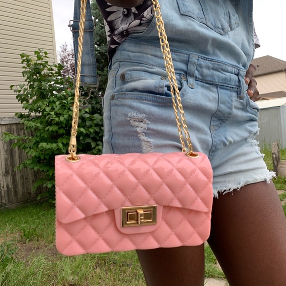 Cute Pink Jelly textured bag💗 - Picture 5 of 5